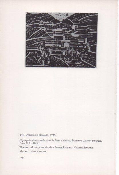 LAMINA V23407: Francesco Casorati. Paesaggio animato