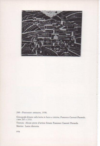 LAMINA V23407: Francesco Casorati. Paesaggio animato