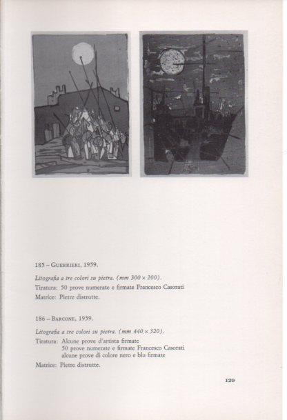 LAMINA V23411: Francesco Casorati. Guerrieri e Barcone