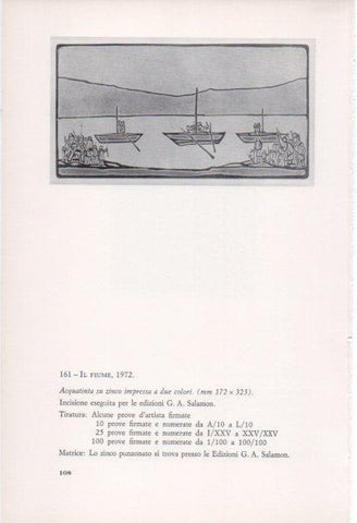 LAMINA V23400: Francesco Casorati. Il fiume