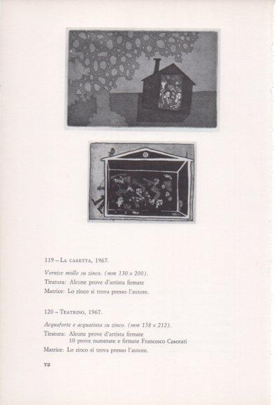 LAMINA V23382: Francesco Casorati. La casetta e Teatrino