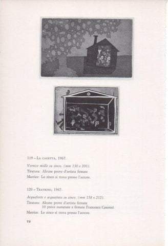 LAMINA V23382: Francesco Casorati. La casetta e Teatrino