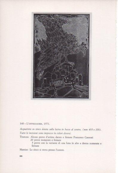 LAMINA V23390: Francesco Casorati. L'oppressore
