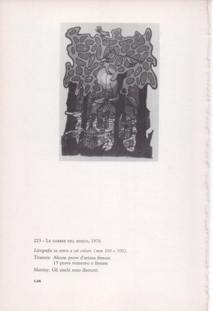 LAMINA V23420: Francesco Casorati. Le gabbie nel bosco