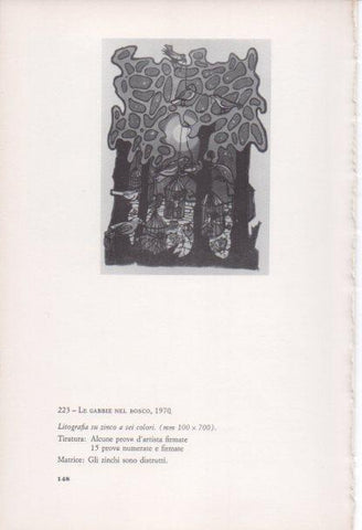 LAMINA V23420: Francesco Casorati. Le gabbie nel bosco