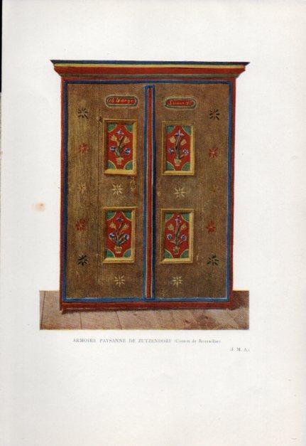LAMINA V23432: Armoire paysanne de Zutzendorf