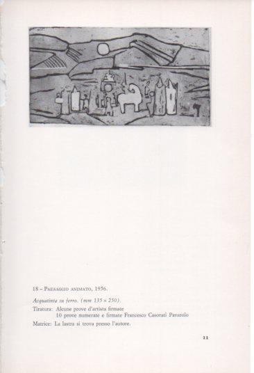 LAMINA V23352: Francesco Casorati. Paesaggio animato