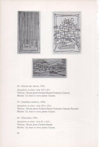 LAMINA V23353: Francesco Casorati. Figure nel bosco, Leggenda nordica e Paesaggio