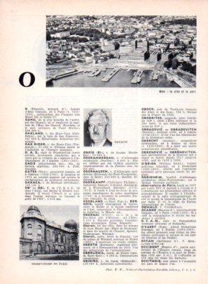 LAMINA V23557: Oslo la ville et le port et Observatoire de Paris