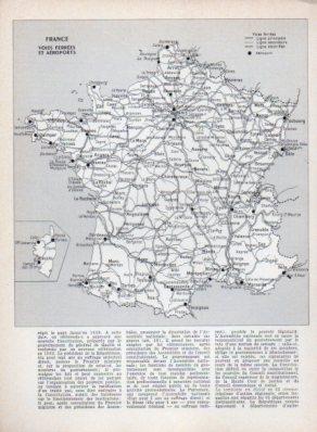 LAMINA V23545: France : Vois ferrees et aeroports