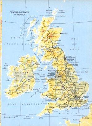 LAMINA V23601: Carte de la Grande Bretagne et de l'Irlande