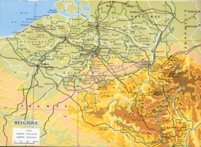 LAMINA V23603: Carte Belgique