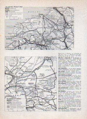 LAMINA V23586: Carte du 76 Seine-Maritime