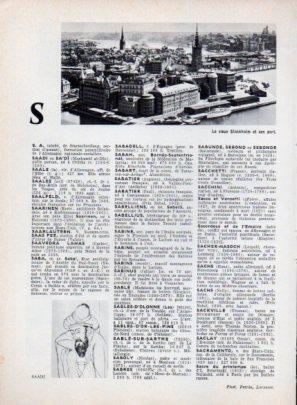 LAMINA V23581: La vieux Stockholm et son port