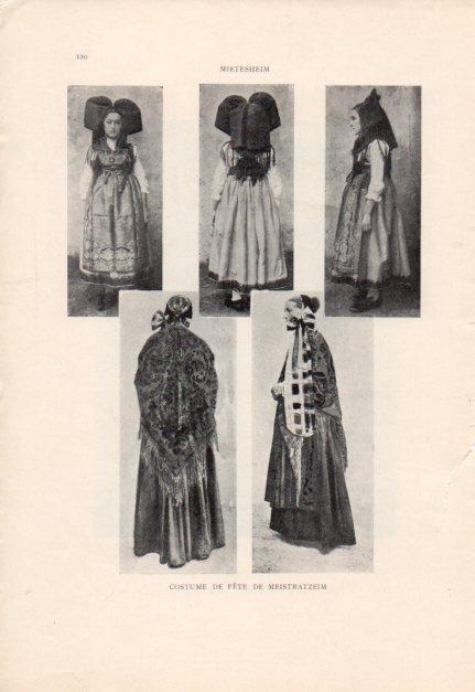 LAMINA V23464: Costume de fete de Meistratzeim