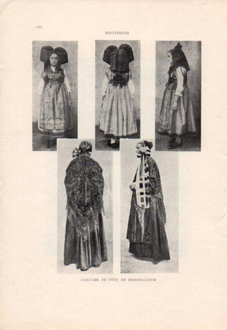 LAMINA V23464: Costume de fete de Meistratzeim