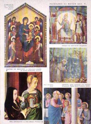 LAMINA V23510: Peintures du moyen age 1