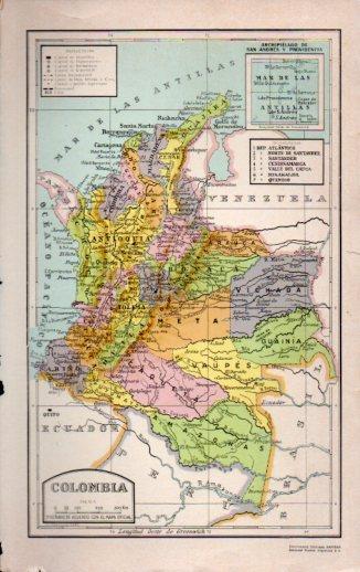 LAMINA V23098: Mapa de Colombia