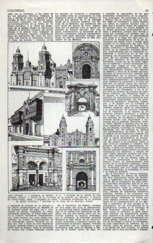LAMINA V23100: Arte colonial