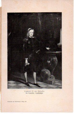 LAMINA V23097: Carlos II de España por Carreño