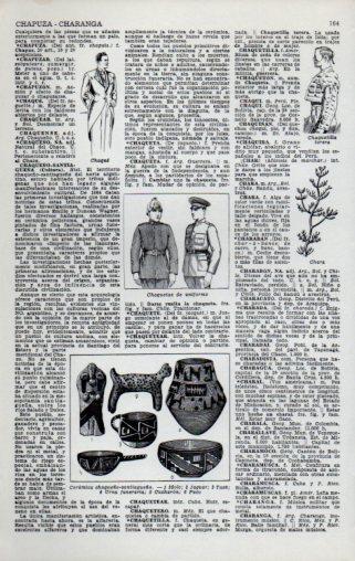 LAMINA V23110: Chaquetas de uniforme y ceramica chaqueño santiagueña