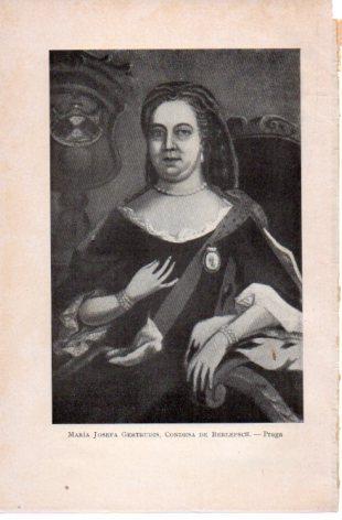 LAMINA V23094: Maria Josefa Gertrudis Condesa de Berlepsch