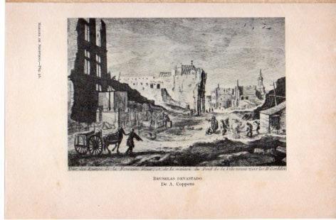 LAMINA V23091: Bruselas devastado por A. Coppens