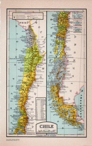 LAMINA V23112: Mapa de Chile