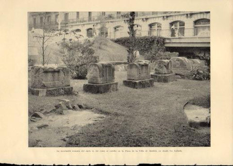LAMINA V23004: Necropolis romana en la Plaza de la Villa de Madrid en Barcelona