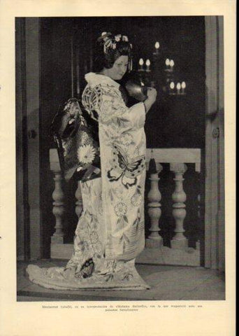 LAMINA V23008: Montserrat Caballe en Madama Butterfly
