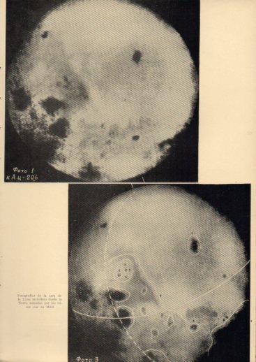 LAMINA V23016: Fotografias de la cara oculta de la Luna