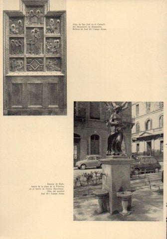 LAMINA V23073: Estatua de Ruth en plaza de la Virreina, Barcelona