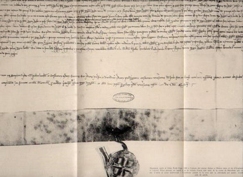 LAMINA V23041: Tratado entre el rey de Inglaterra y Alfons el Liberal firmado en Oloron