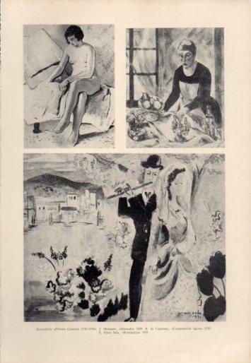 LAMINA V23042: Romantica por E. Grau Sala y desnudo por J. Mompou