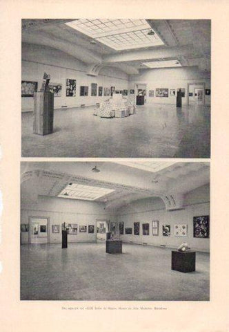 LAMINA V23050: XIII Salon de Mayo, Museo de Arte Moderno de Barcelona