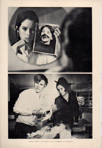 LAMINA V23057: Geraldine Chaplin y Per Scarson en La madriguera