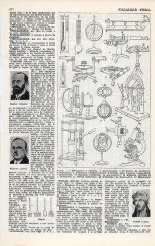 LAMINA V23152: Aparatos de fisica
