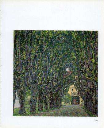 LAMINA V23297: Gustav Klimt. Avenida en el parque de Schloss Kammer