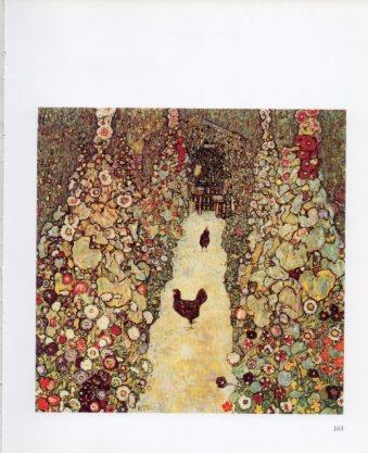 LAMINA V23300: Gustav Klimt. Huerto con pollos