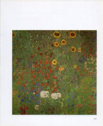 LAMINA V23285: Gustav Klimt. Jardin campestre con girasoles