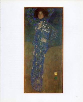 LAMINA V23277: Gustav Klimt. Retrato de Emilie Floge 
