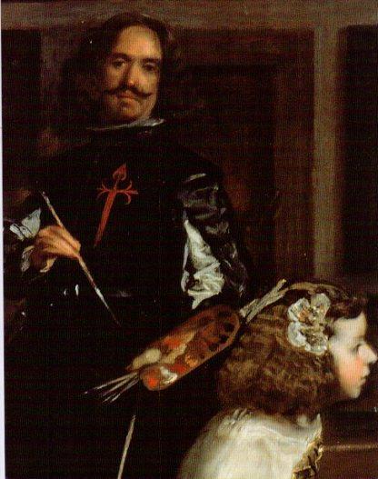 LAMINA V23174: Velazquez. Las Meninas detalle