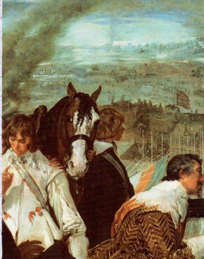 LAMINA V23177: Velazquez. La rendicion de Breda detalle
