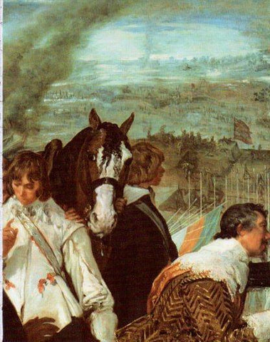 LAMINA V23177: Velazquez. La rendicion de Breda detalle