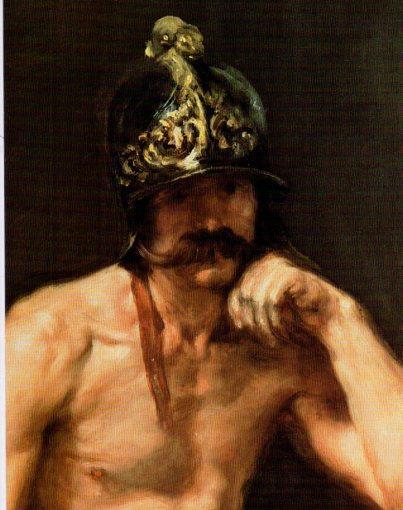 LAMINA V23178: Velazquez. Marte detalle