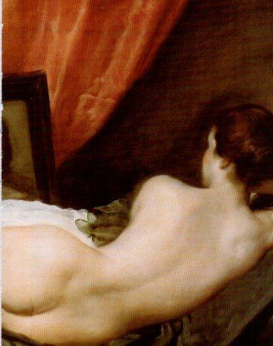 LAMINA V23182: Velazquez. La Venus del espejo detalle