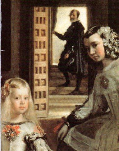 LAMINA V23186: Velazquez. Las Meninas detalle