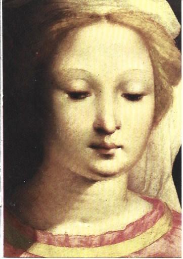 LAMINA 33323: Detalle de la Virgen de la Sagrada Familia