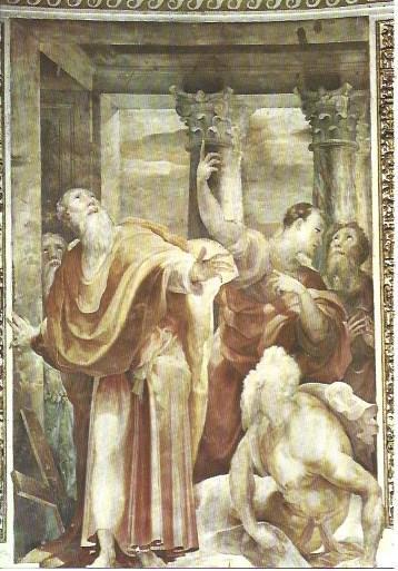 LAMINA 33337: Fresco del abside del Duomo de Siena