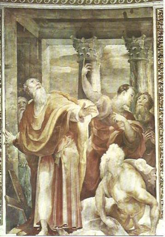 LAMINA 33337: Fresco del abside del Duomo de Siena